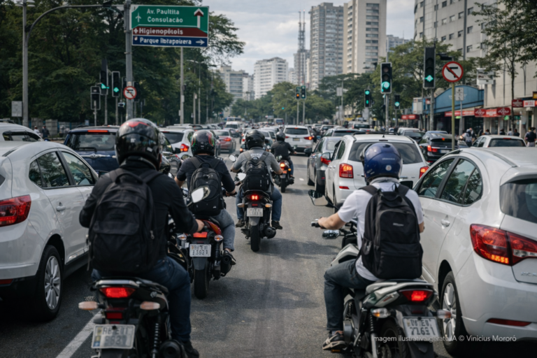 Motociclistas terão prazo de dois anos para concluir curso obrigatório em São Paulo, sem aplicação de multa